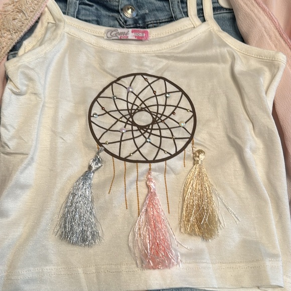 BNWT 3PC Tank,Jeans & overlay - Picture 6 of 7